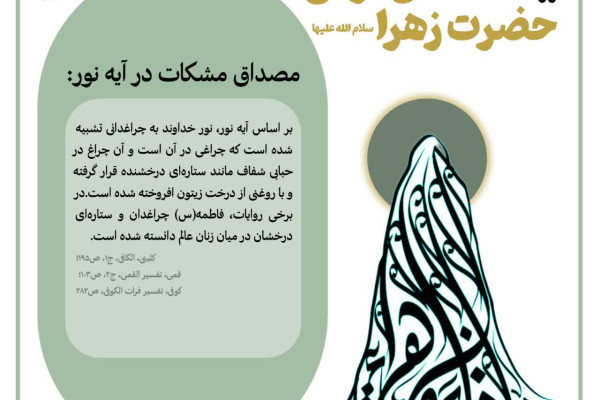 فضائل قرآنی حضرت زهرا سلام الله علیها