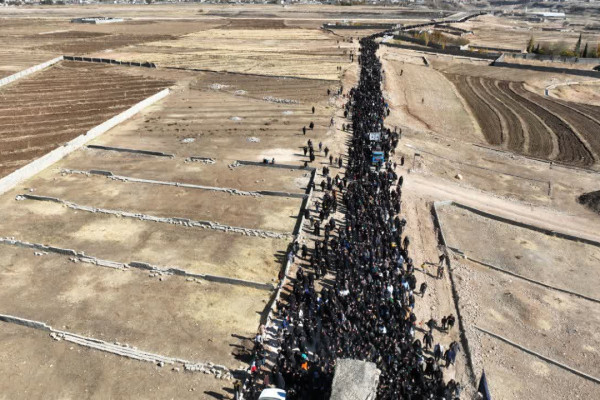 آئین پیاده‌روی حرم تا حرم در یاسوج برگزار شد