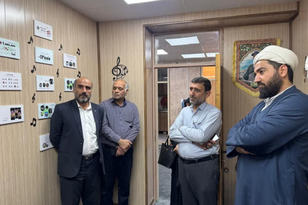 بازدید ذی حساب و همکاران اداره مالی اداره کل تبلیغات اسلامی خوزستان