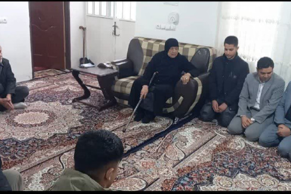 دیدار با مادران شهدا به مناسبت میلاد حضرت زهرا(س) در شهرستان بدره