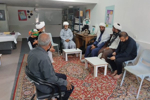 دیدار رئیس اداره تبلیغات اسلامی بندرعباس با روحانیون و مبلغان بخش رضوان و فین